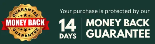 UnfoldVideo 14-Day Money Back Guarantee Seal